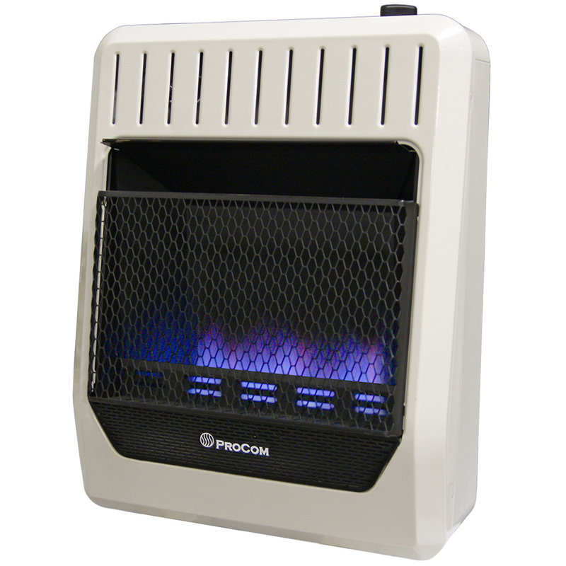 Heating Ventless Dual Fuel Flame Natural Gas and Propane